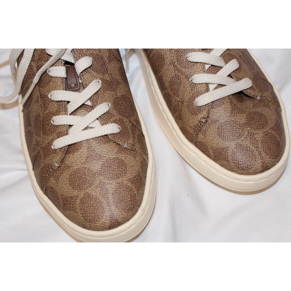 COACH  Low Top In Signature Jacquard Sneakers New Size 10US/40.5‎ EUR - Picture 2 of 6